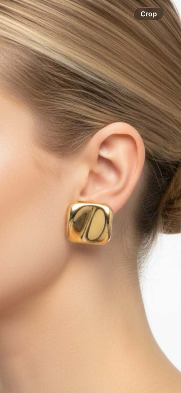 Vintage Gold Tone Clip On Earrings Lot 7 Pairs BSK Signed